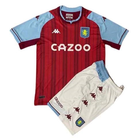 Camiseta Aston Villa 1st Niño 2021-2022